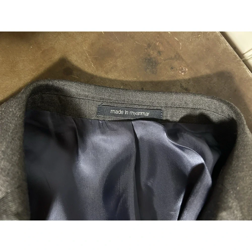 Suitsupply Lazio 2pc Suit Grey Wool Vitale Barberis Canonico 42R Slim 34x31